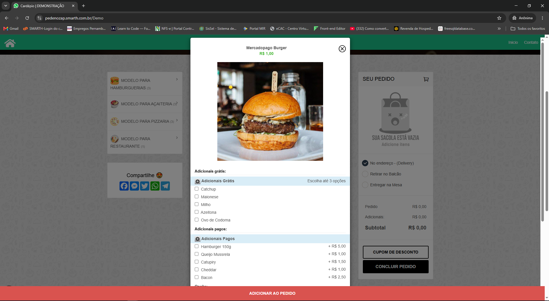 Script Delivery Integrado ao Whatsapp